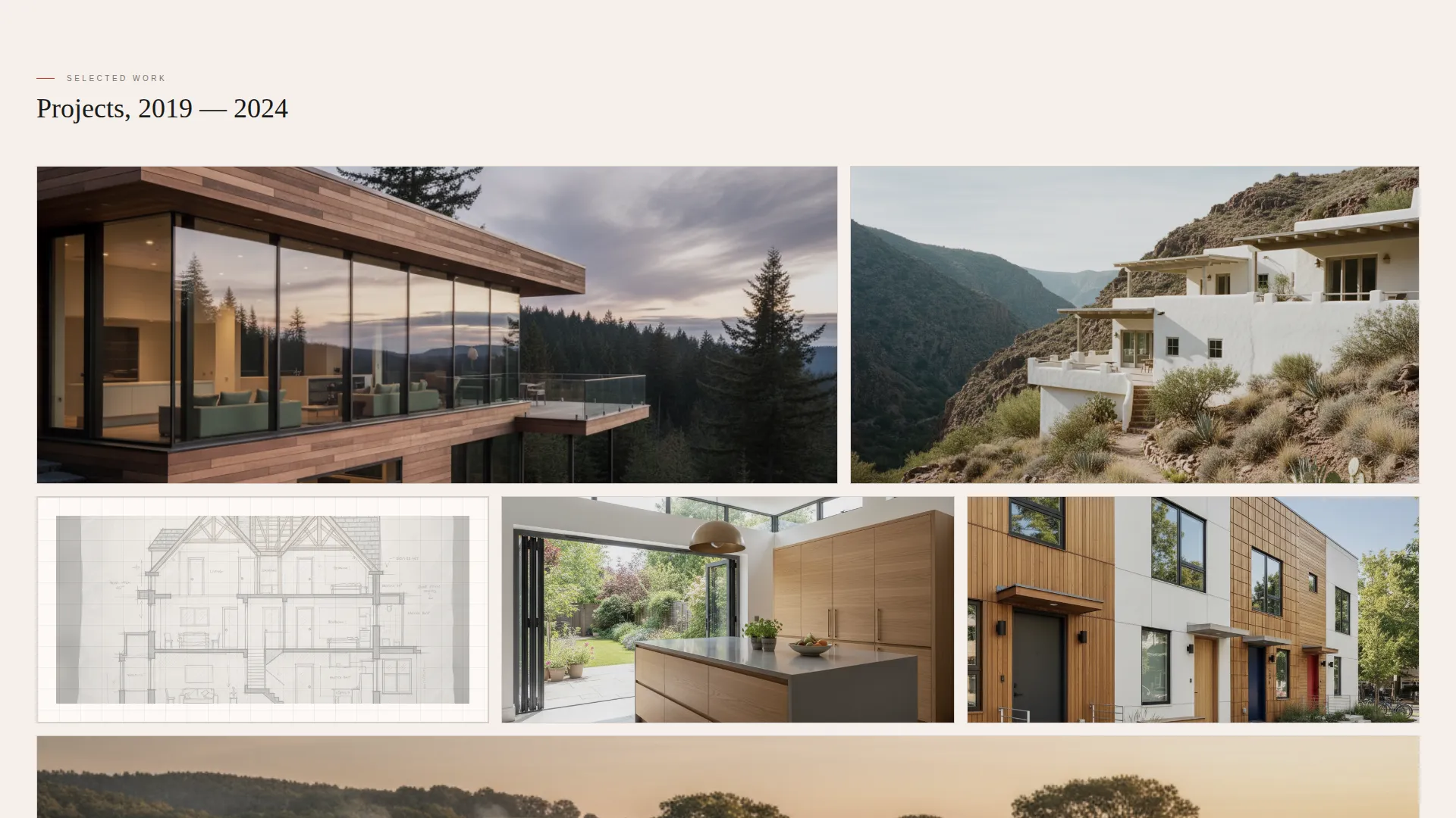 Elegant Residential Architect Landing Page Template