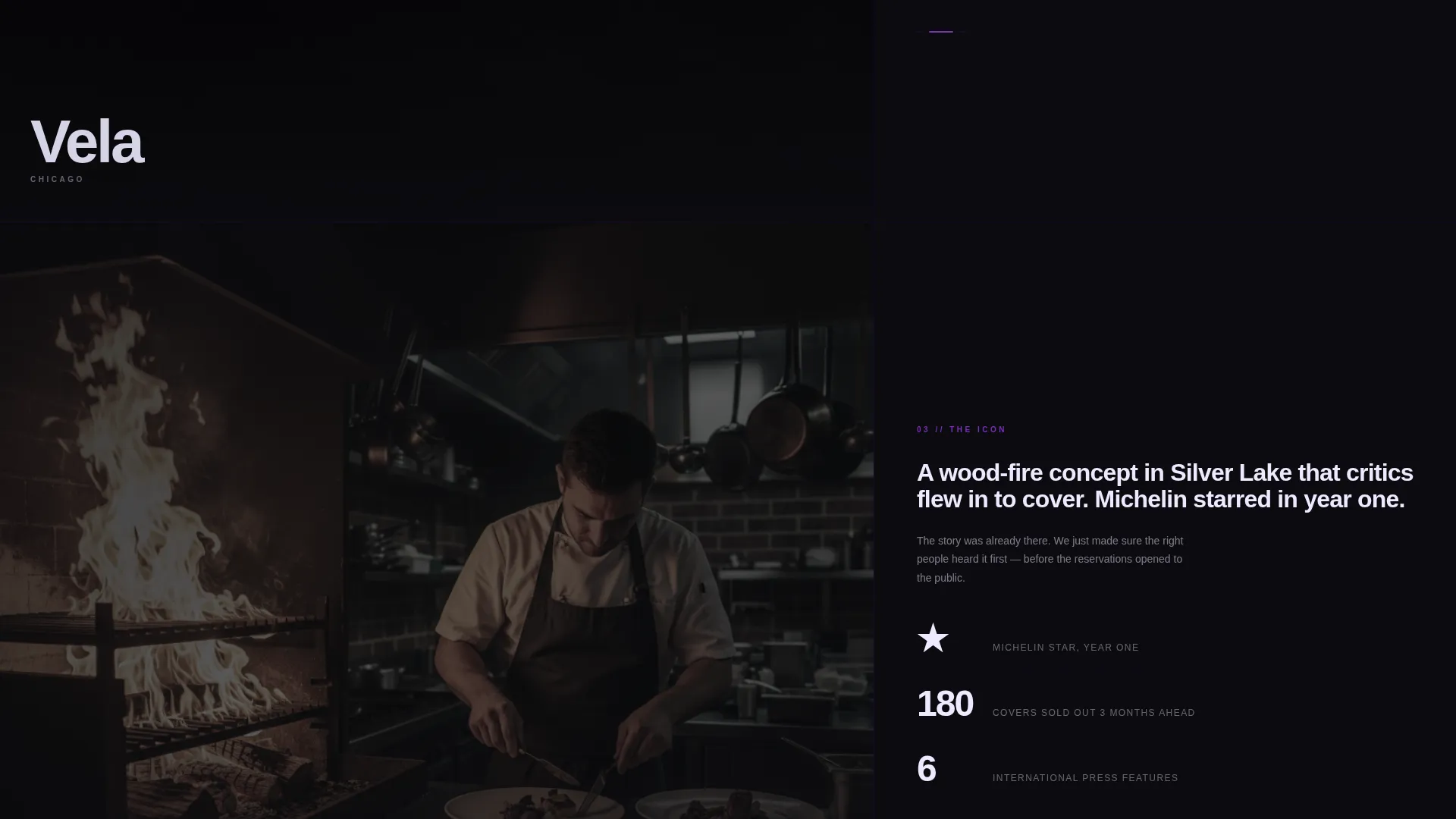 Restaurant PR Agency Landing Page Template