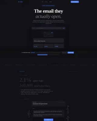 Retail Email Marketing Agency Landing Page Template