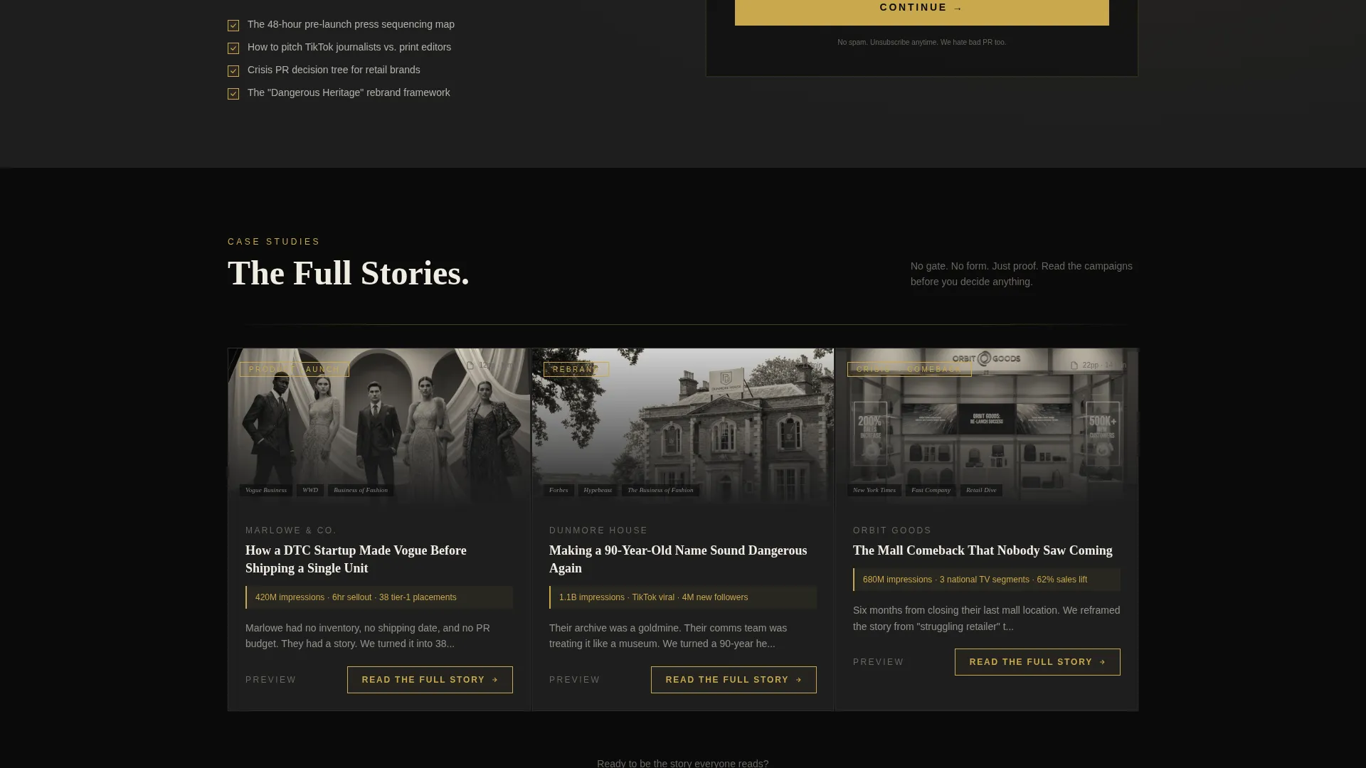 Retail Marketing & Agency Portfolio Website Template
