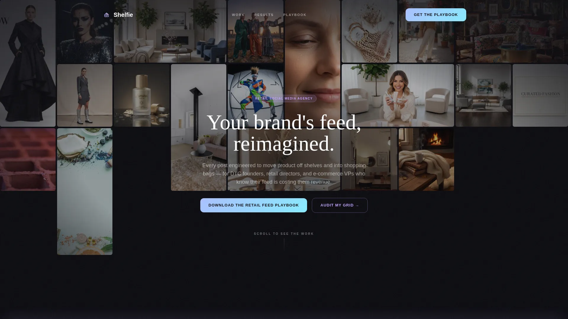 Retail Social Media Agency Landing Page Template