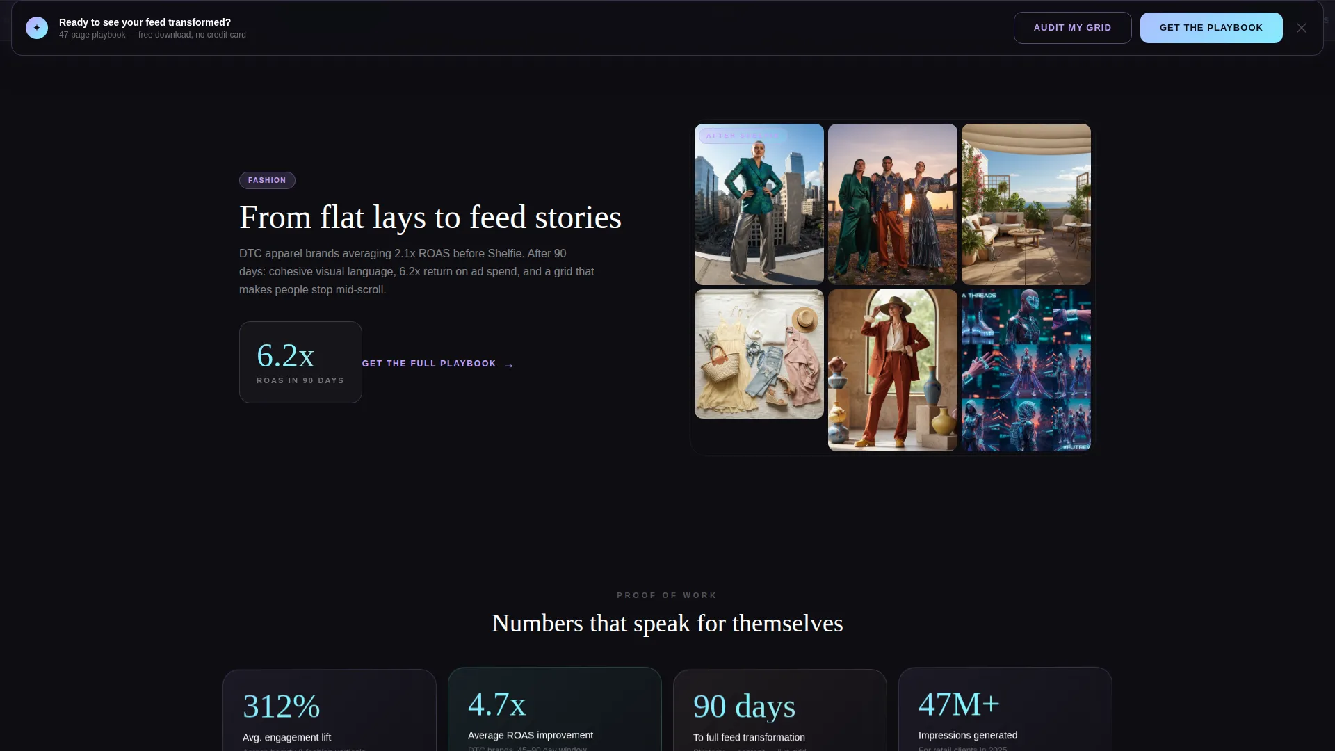 Retail Social Media Agency Landing Page Template