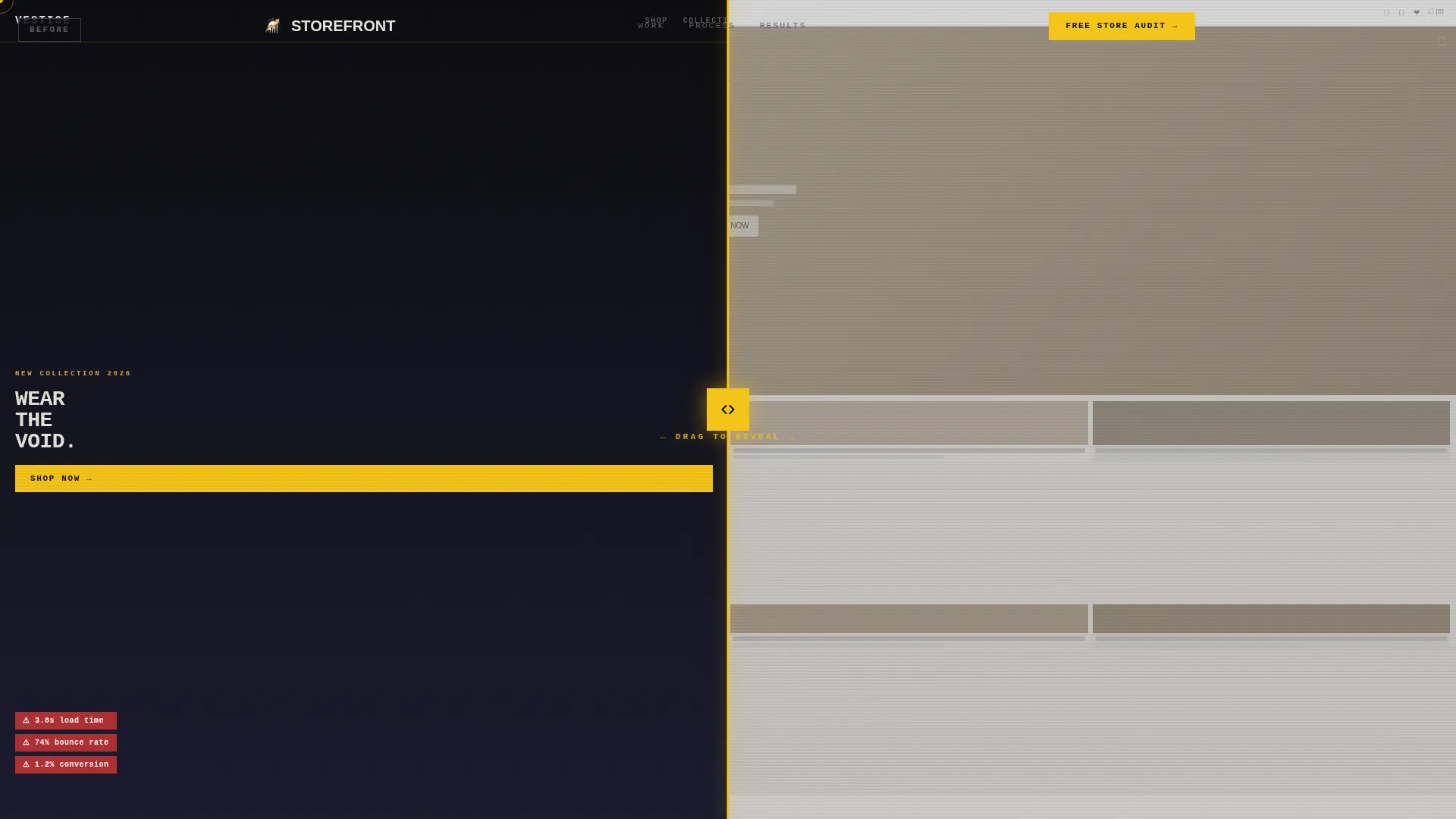 Retail Web Design Agency Landing Page Template