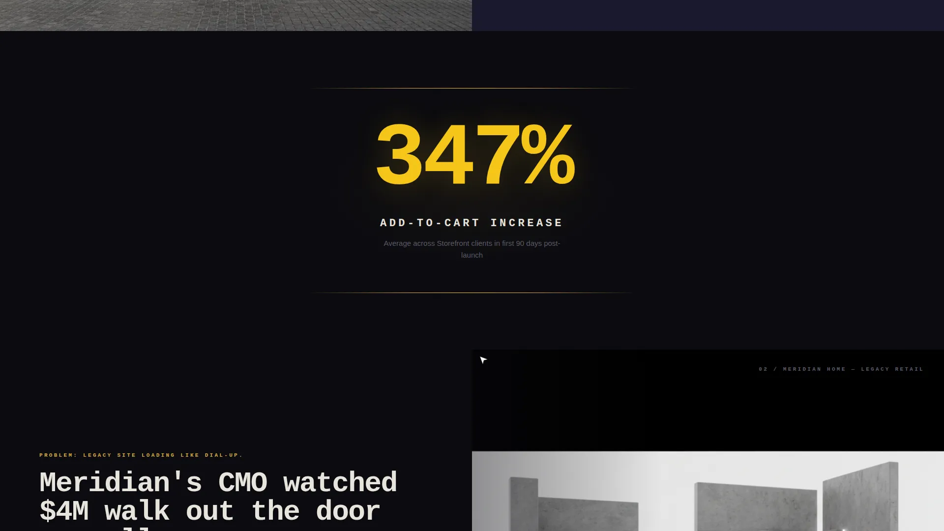 Retail Web Design Agency Landing Page Template