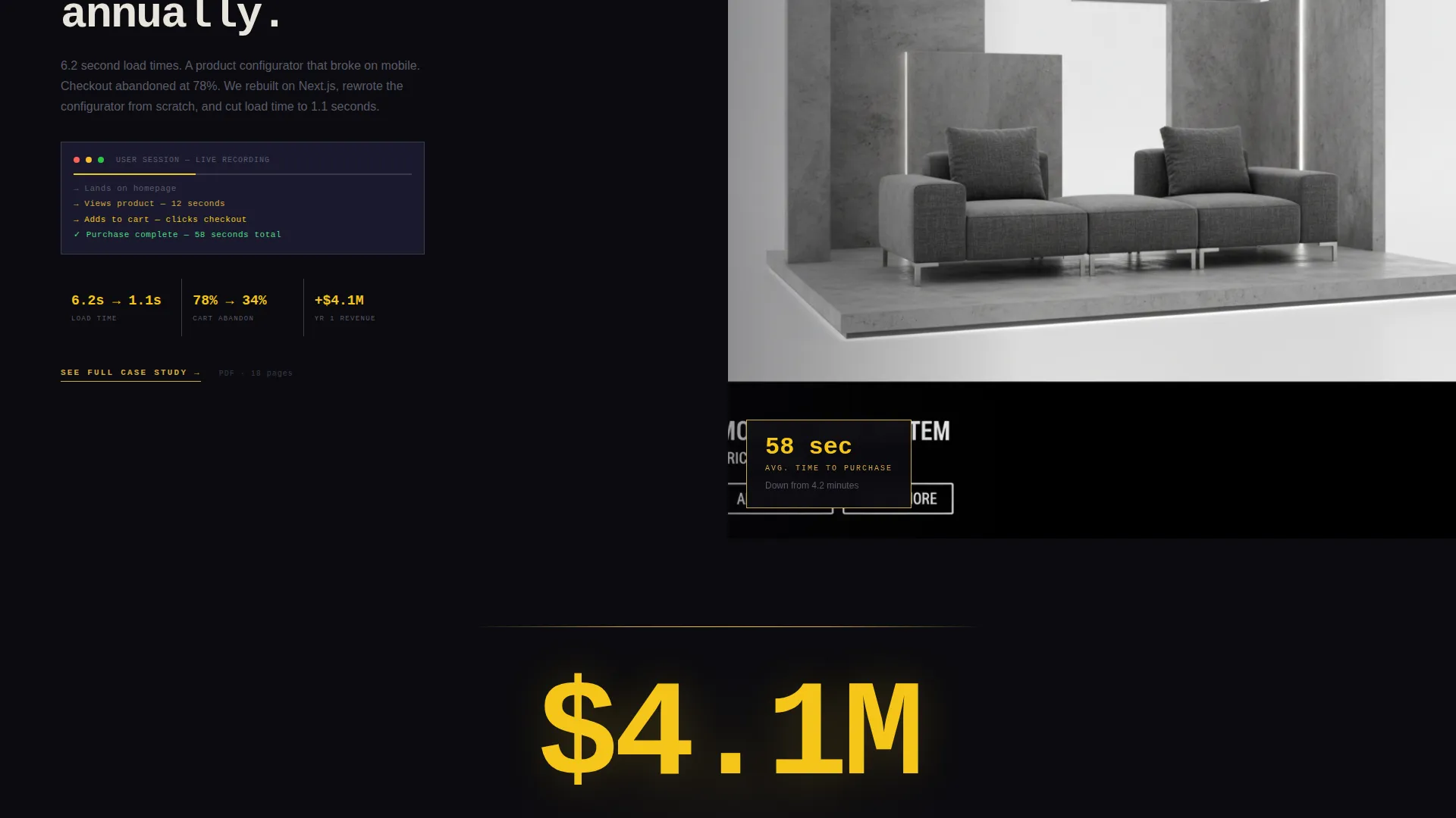 Retail Web Design Agency Landing Page Template
