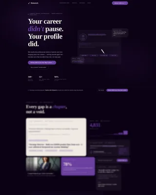 Return to Work (Career Break) Career Careers Website Template