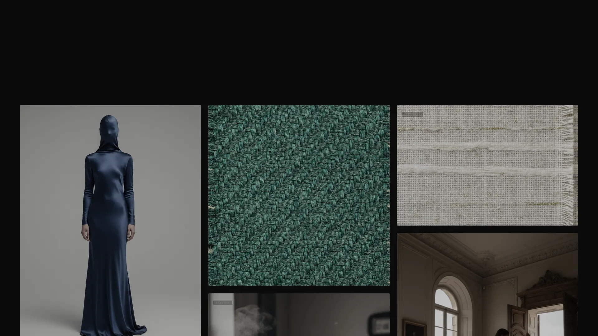 Luxe Fashion Landing Page Template - Masonry Layout
