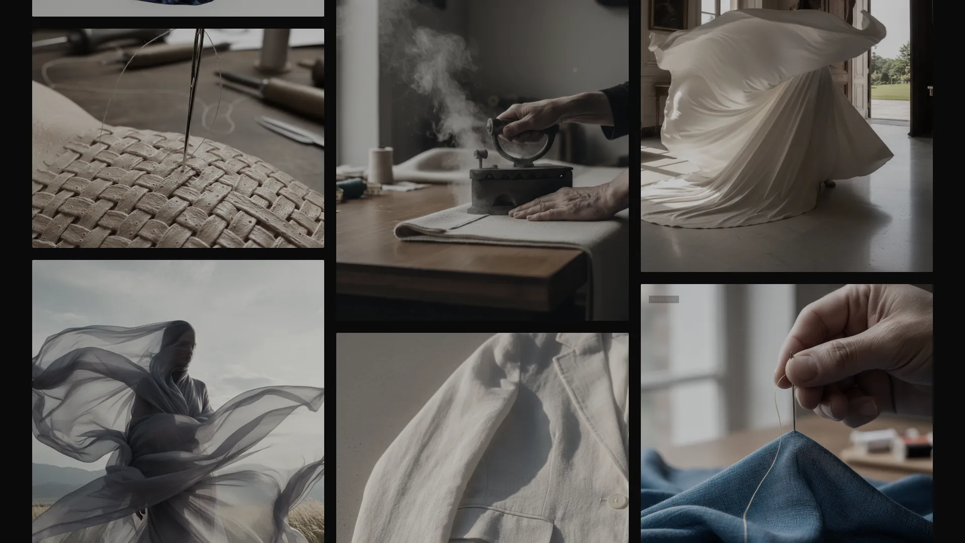 Luxe Fashion Landing Page Template - Masonry Layout
