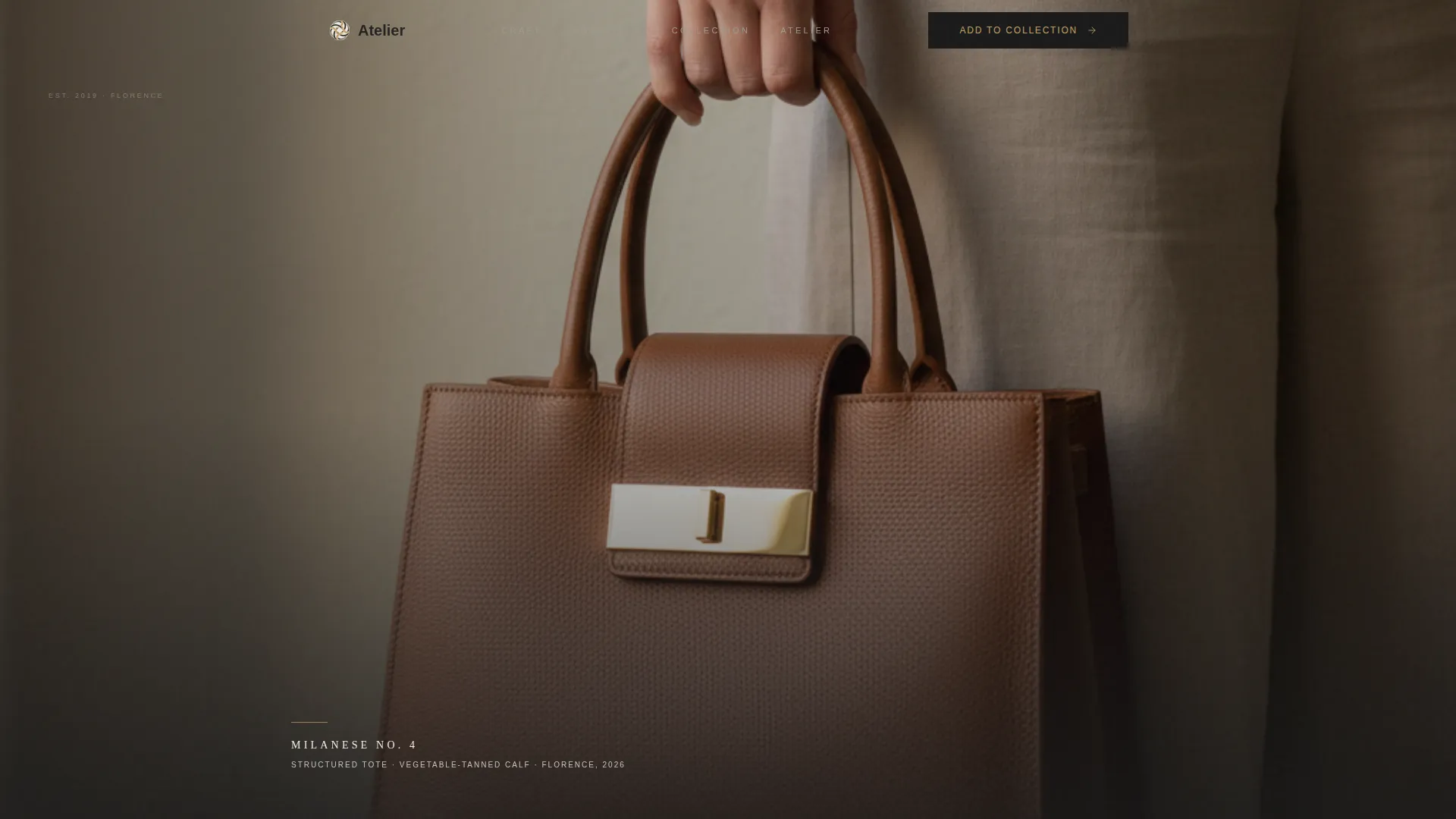Bag & Luggage Brand Appointment Booking Website Template