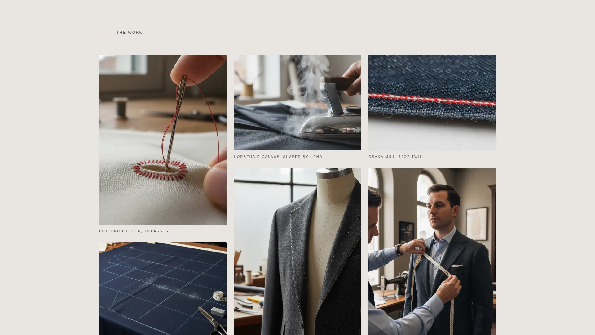 Luxury Menswear Coming Soon Landing Page Template