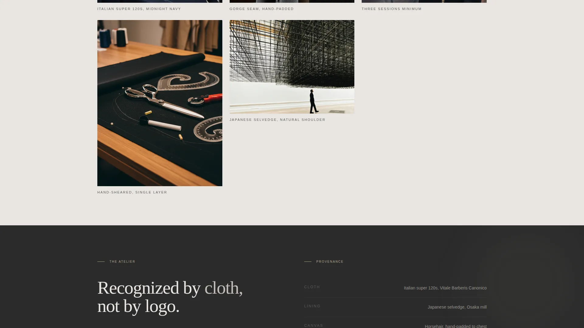 Luxury Menswear Coming Soon Landing Page Template