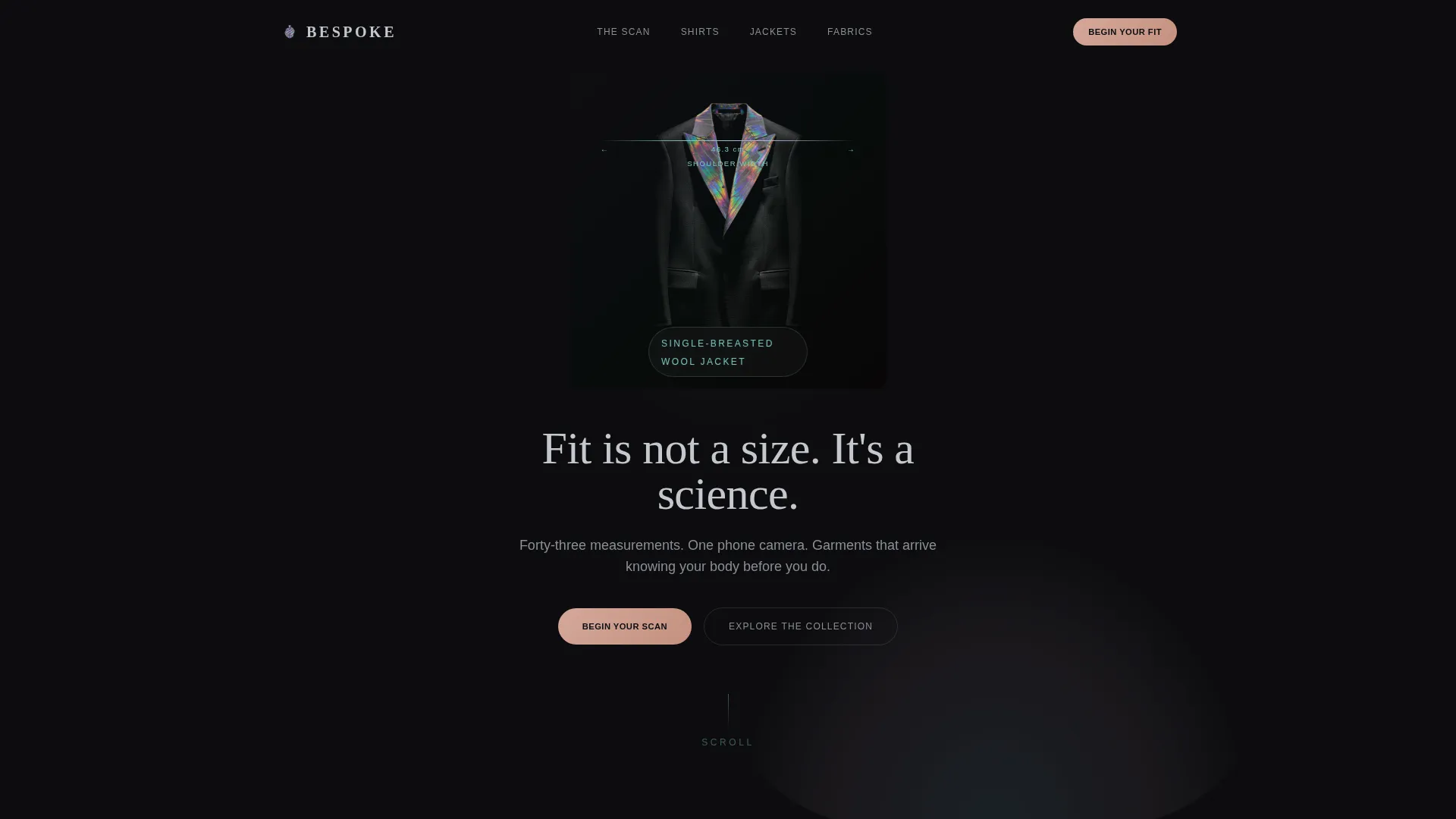 Advanced Fashion Tech & Innovation Pricing & Packages Website Template
