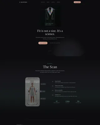 Advanced Fashion Tech & Innovation Pricing & Packages Website Template