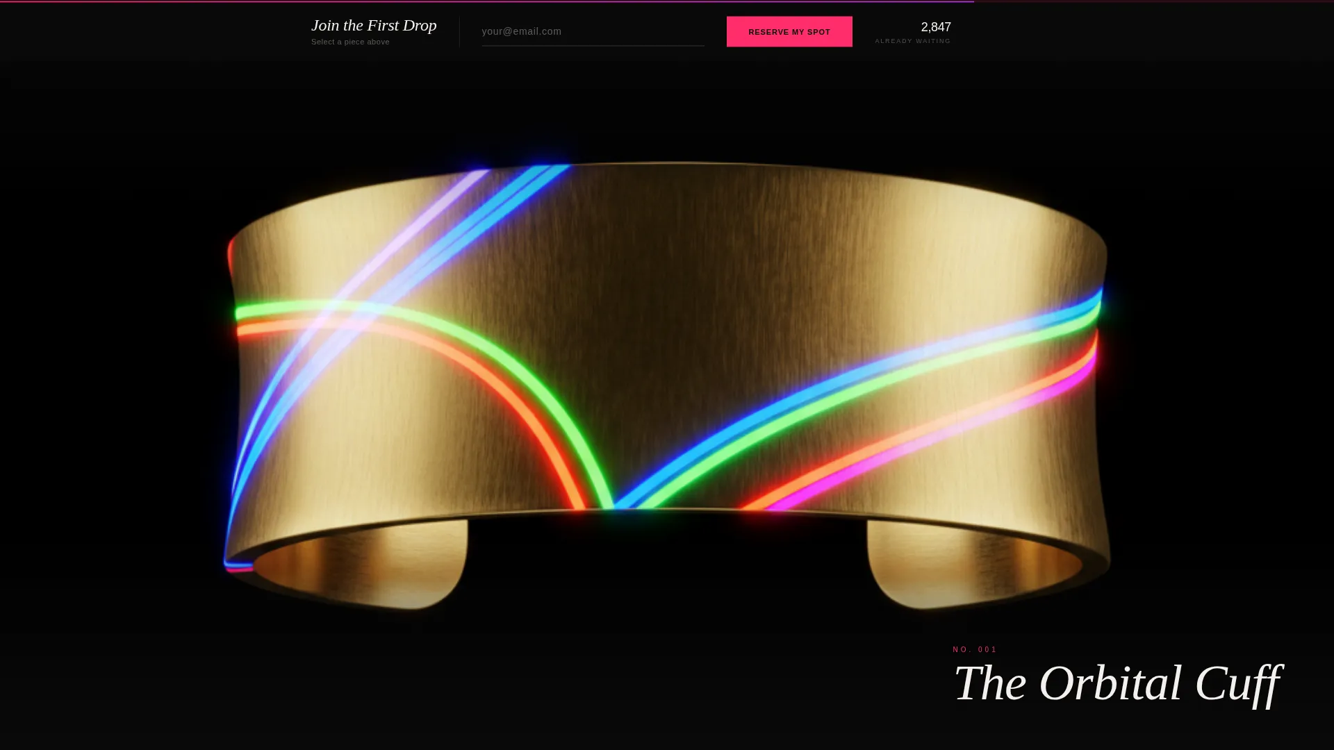 Bold Maximalist Jewelry Coming Soon Landing Page