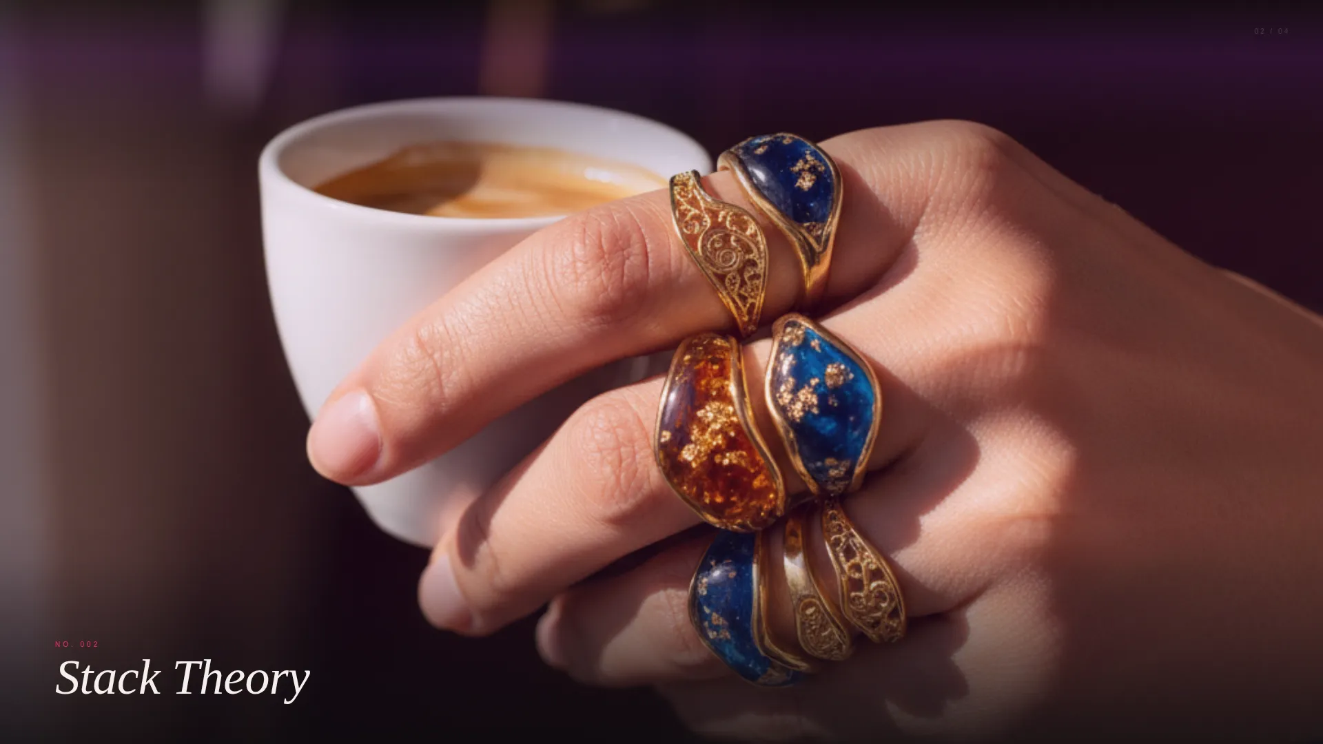 Bold Maximalist Jewelry Coming Soon Landing Page