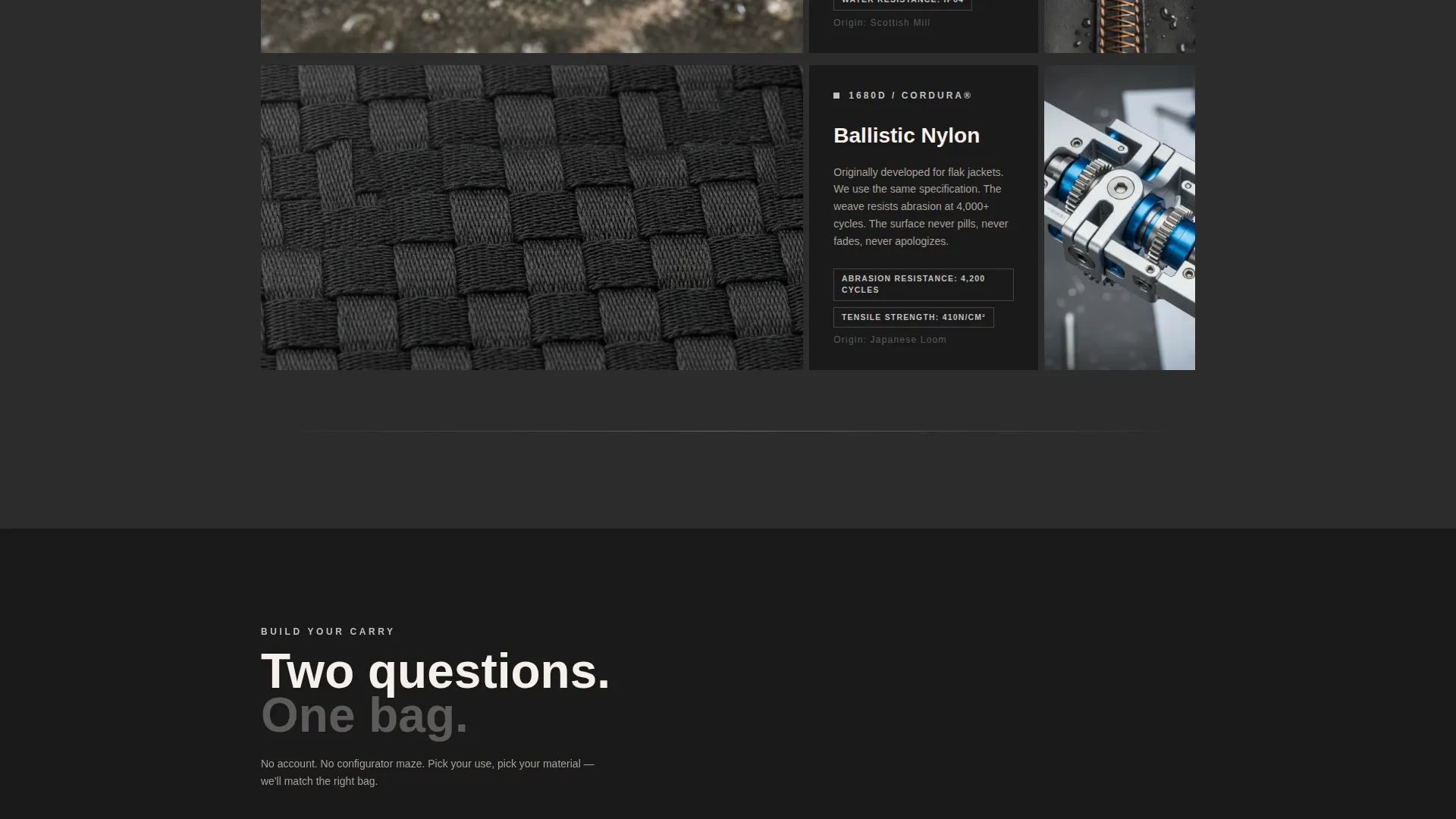 Brutalist Bag Landing Page Template