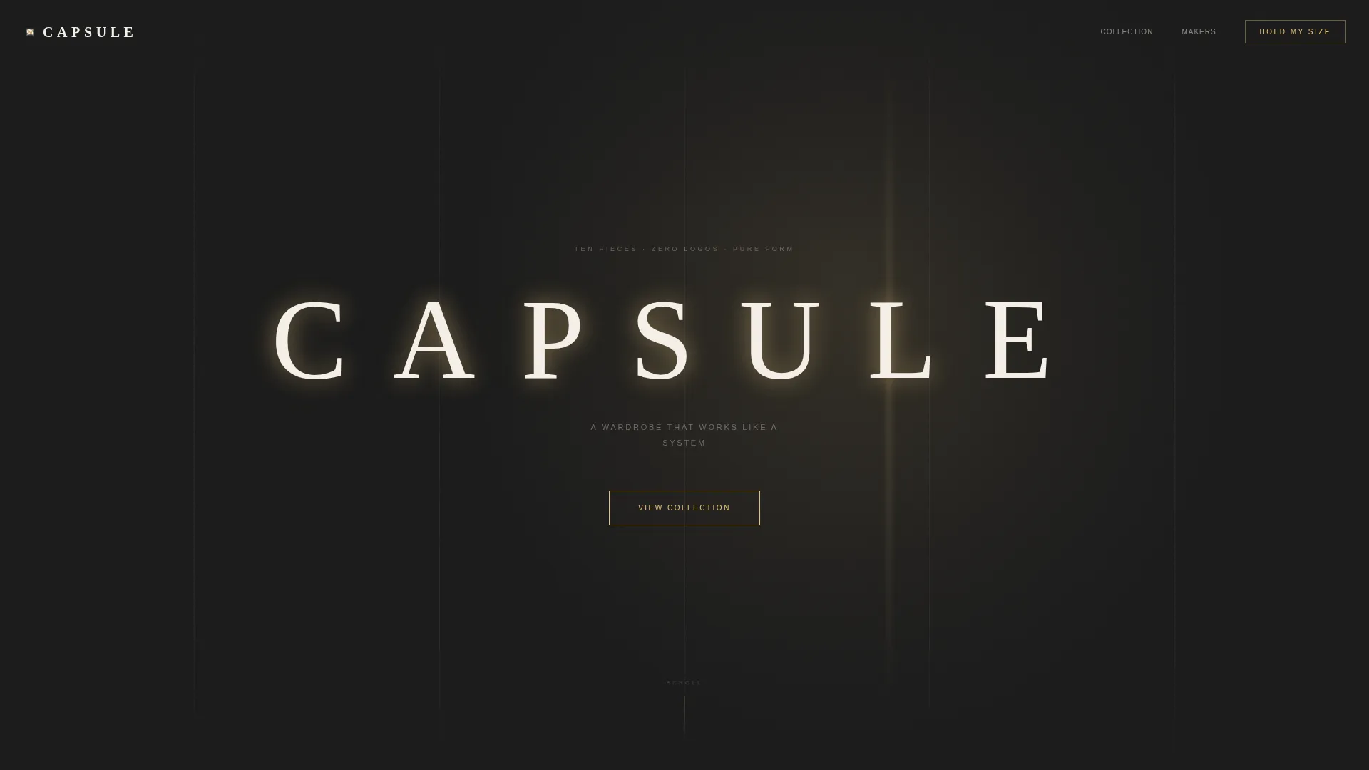Minimalist Clothing Landing Page Template