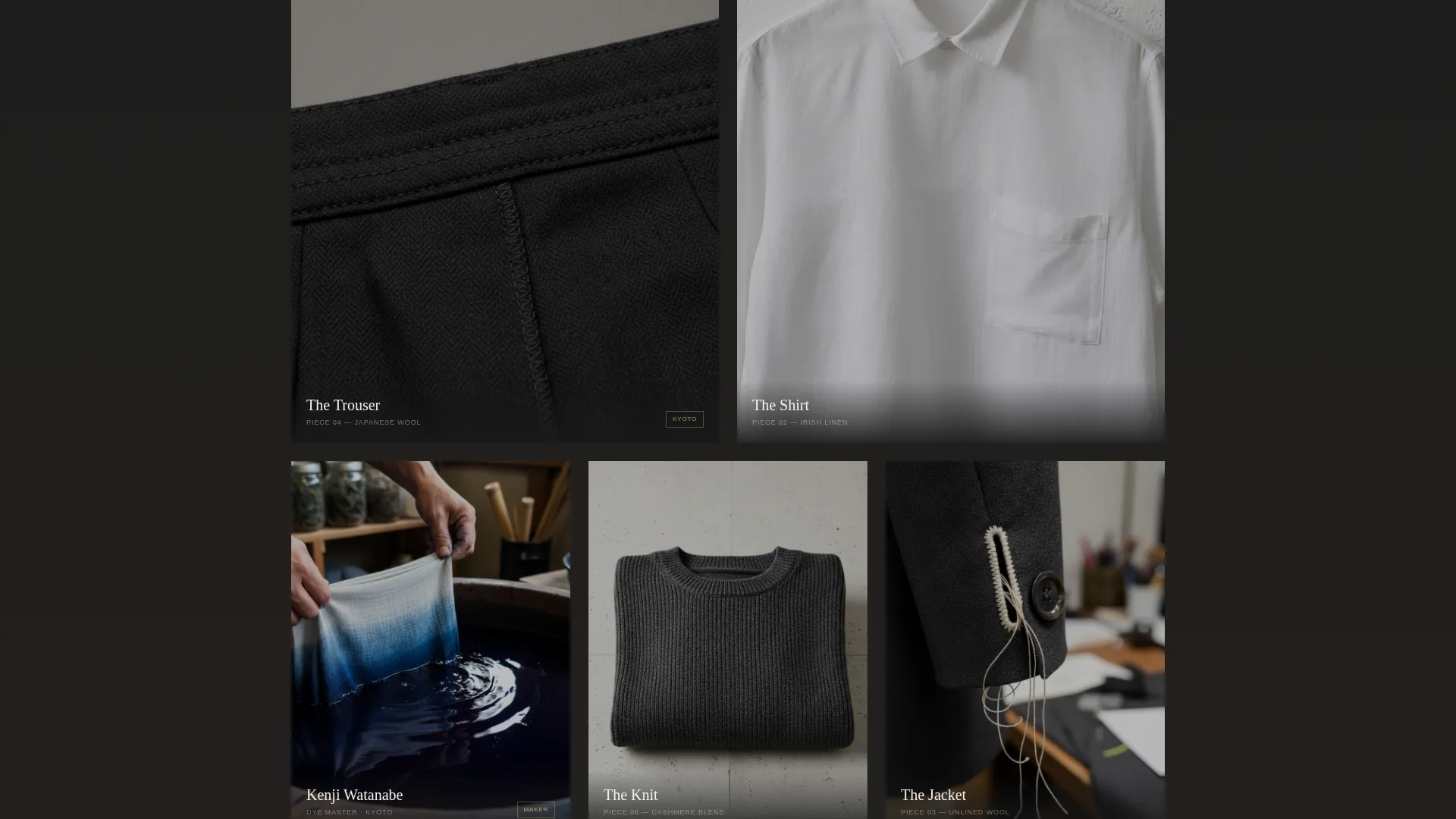 Minimalist Clothing Landing Page Template