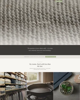 Minimalist Lifestyle Blog Landing Page Template