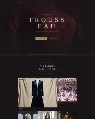Mother-of-the-Bride Gown Landing Page Template