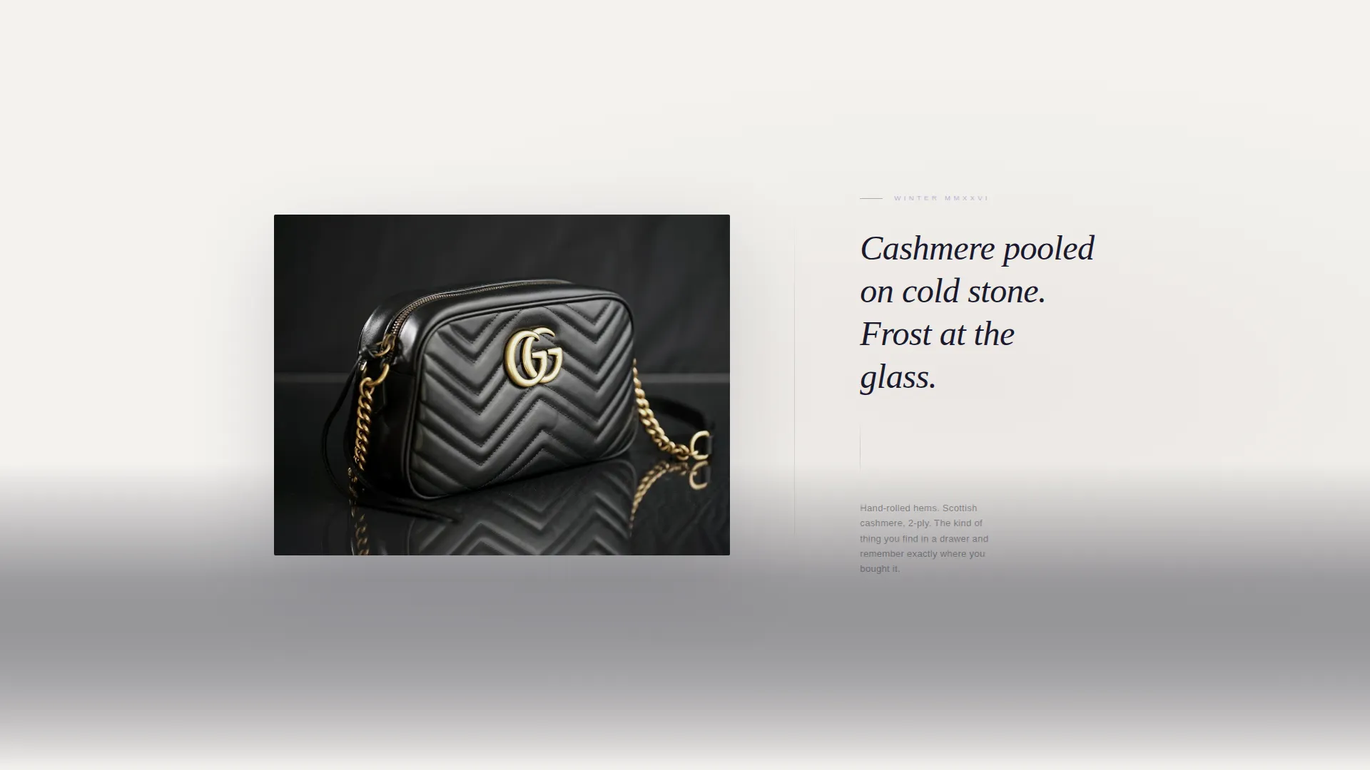 Old Money Clothing Brand Landing Page Template