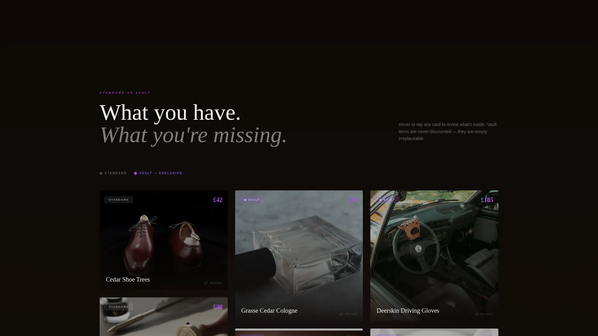 Old Money Subscription Box Upsell Landing Page