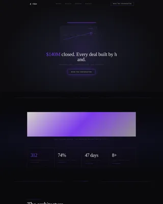 Sales Executive Personal Brand Landing Page Template