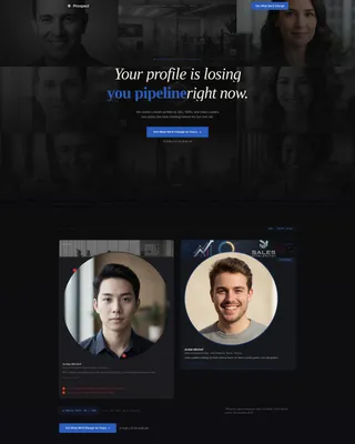 LinkedIn Profile Optimization Landing Page Template