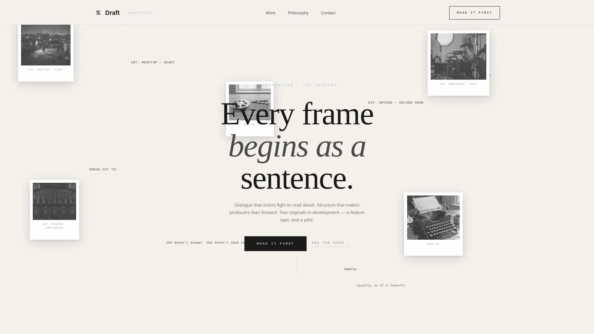 Writing & Content Portfolio Pre-Launch & Coming Soon Website Template