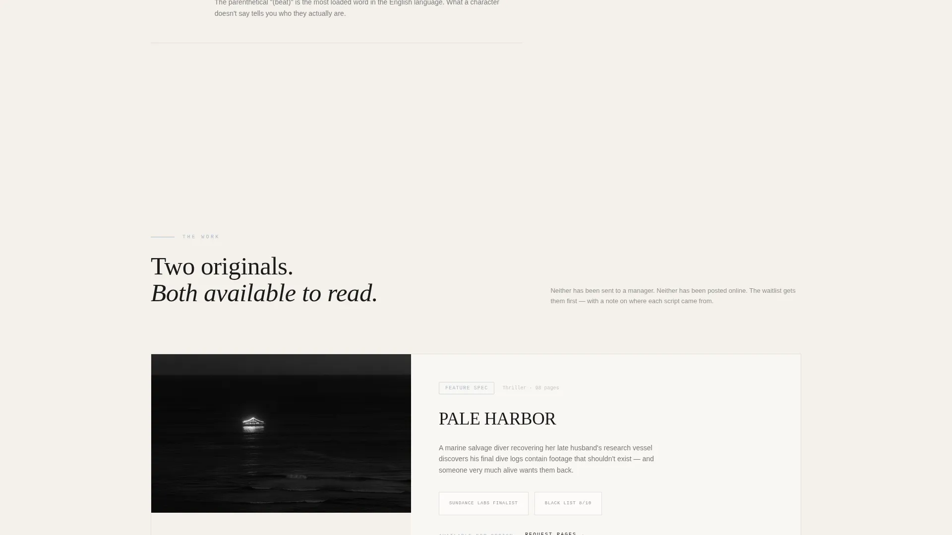 Writing & Content Portfolio Pre-Launch & Coming Soon Website Template