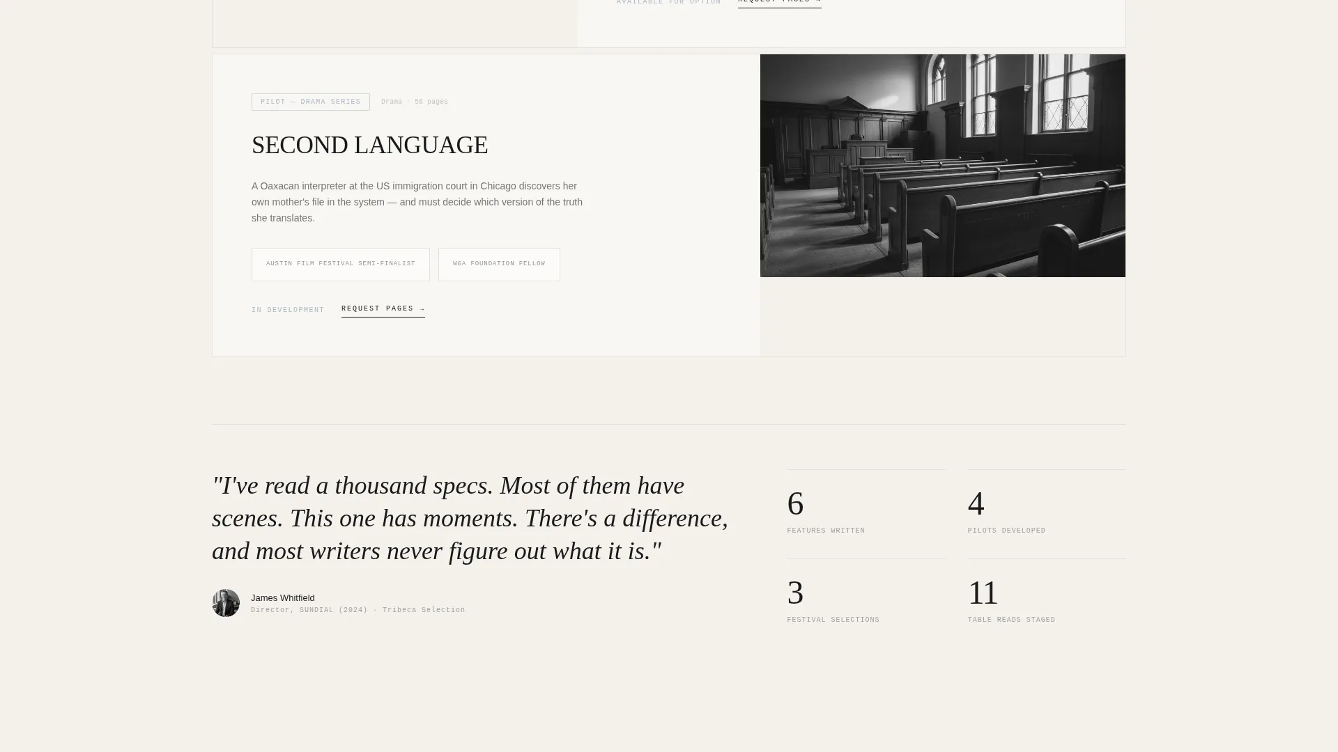 Writing & Content Portfolio Pre-Launch & Coming Soon Website Template