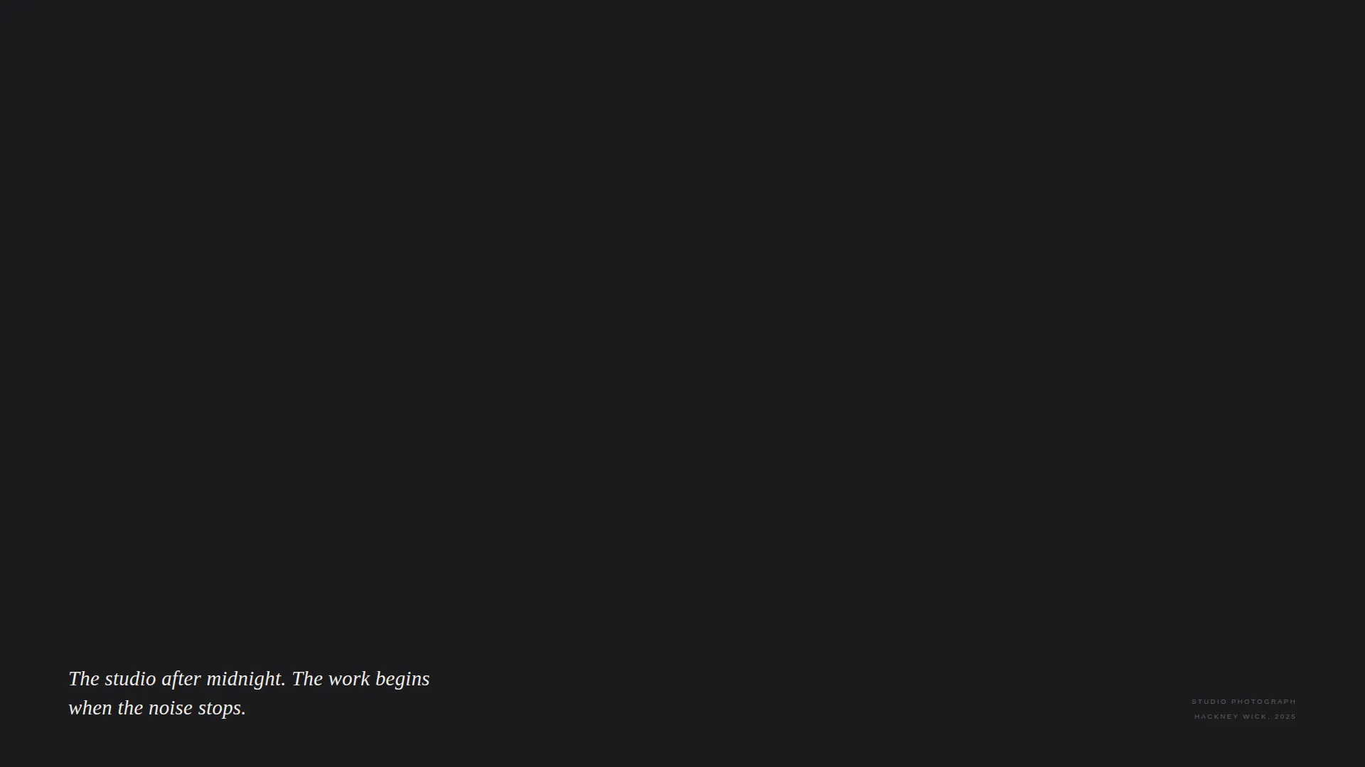 Sculptor Portfolio Coming Soon Landing Page