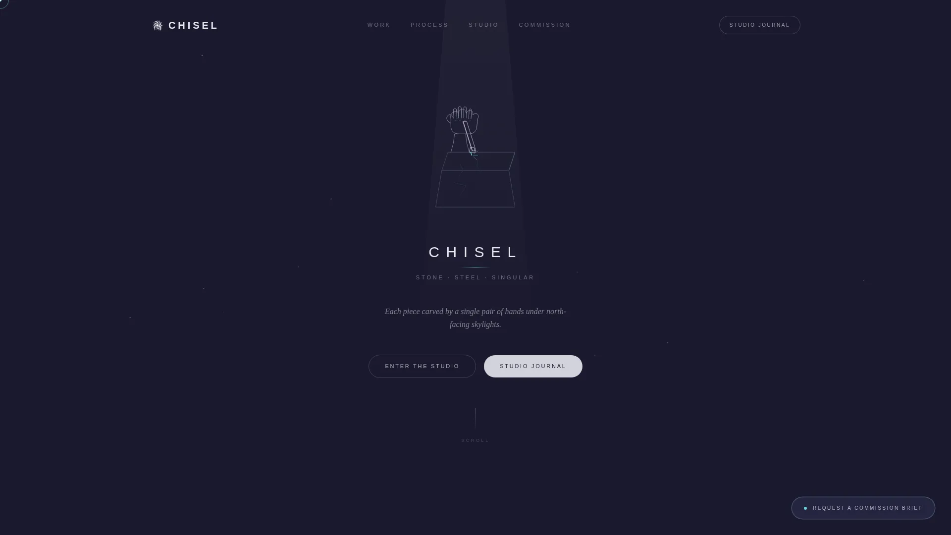 Sculptor Portfolio Portfolio Website Template