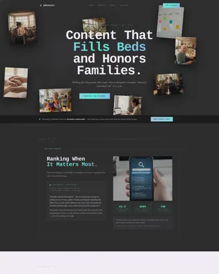 Senior Care Home Care Agency Website Template
