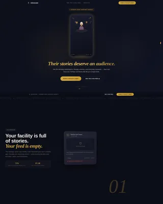 Senior Care Marketing Agency Website Template