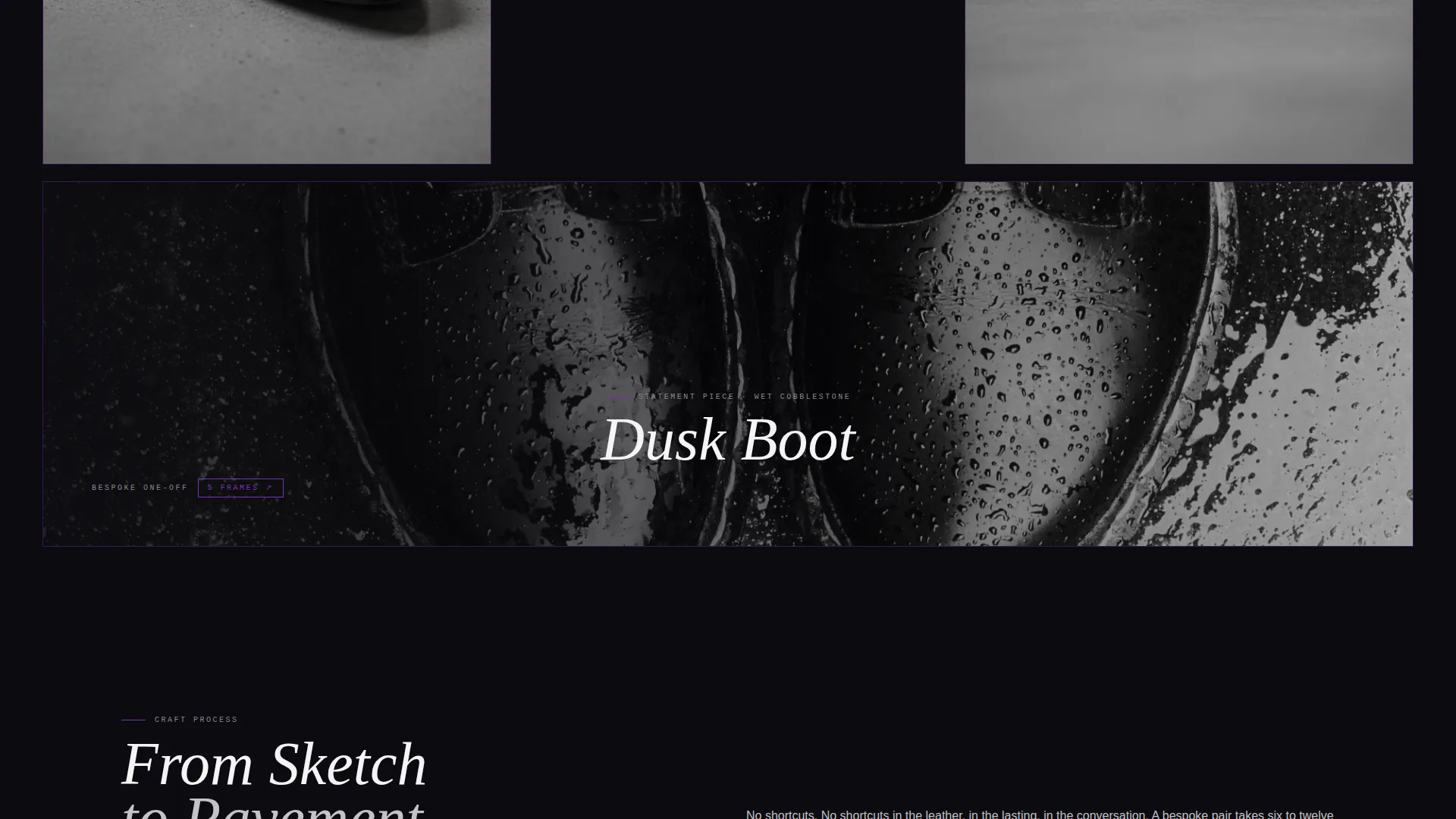 Designer Portfolio Landing Page Template | Cobbler