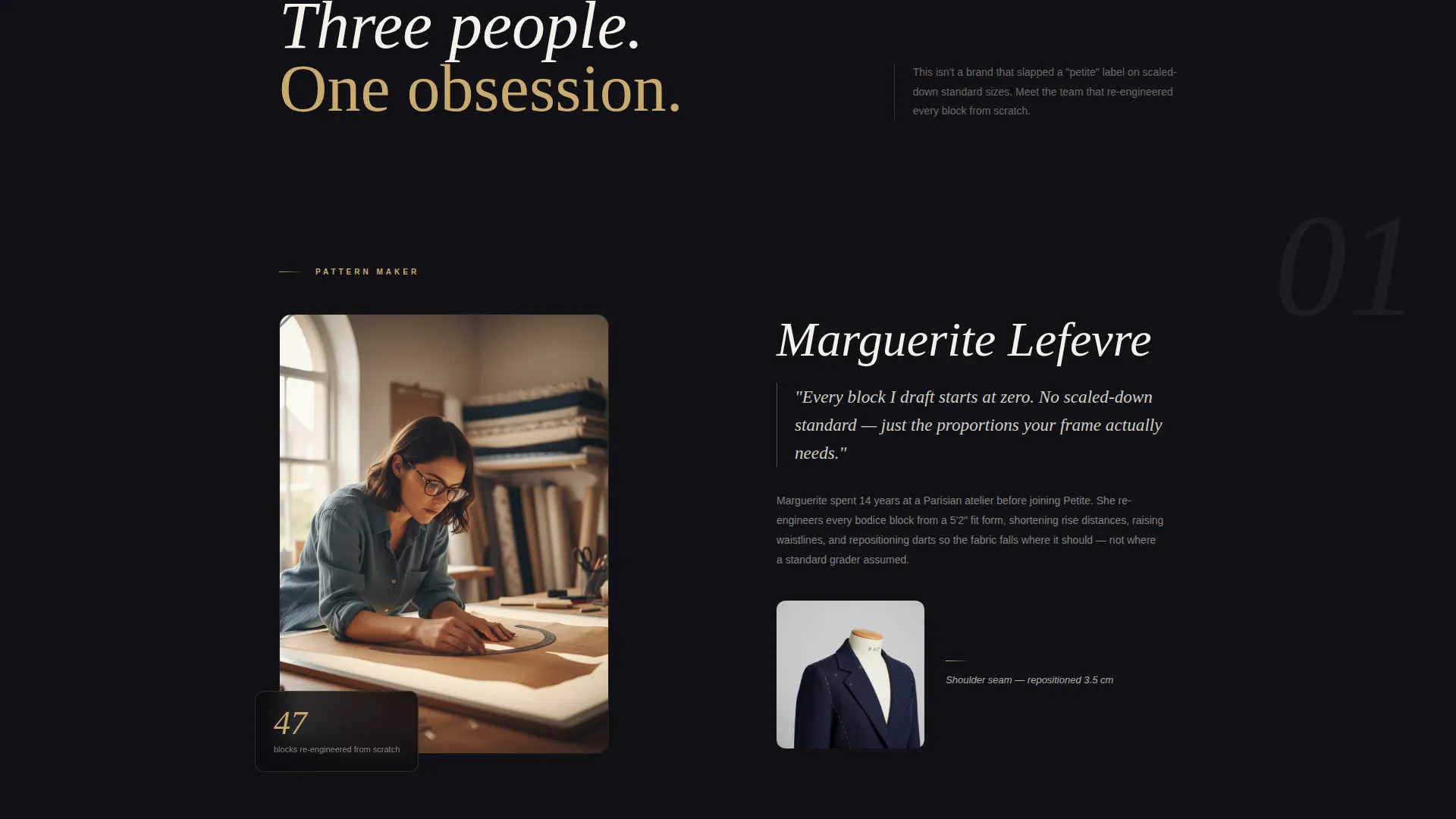 Women's Fashion Landing Page Template - Luxe Minimal