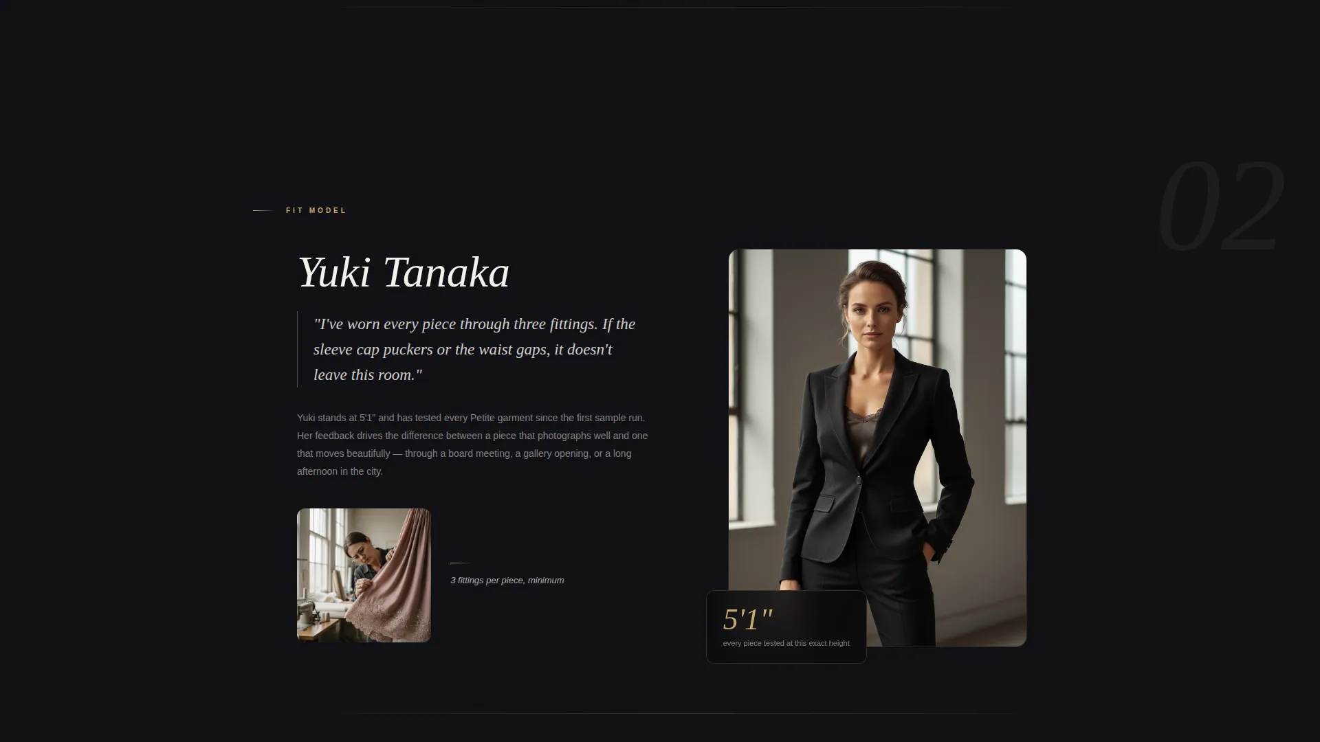 Women's Fashion Landing Page Template - Luxe Minimal
