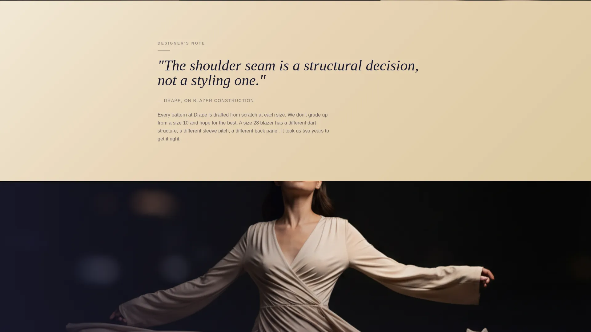 Plus-Size Fashion Brand Landing Page Template