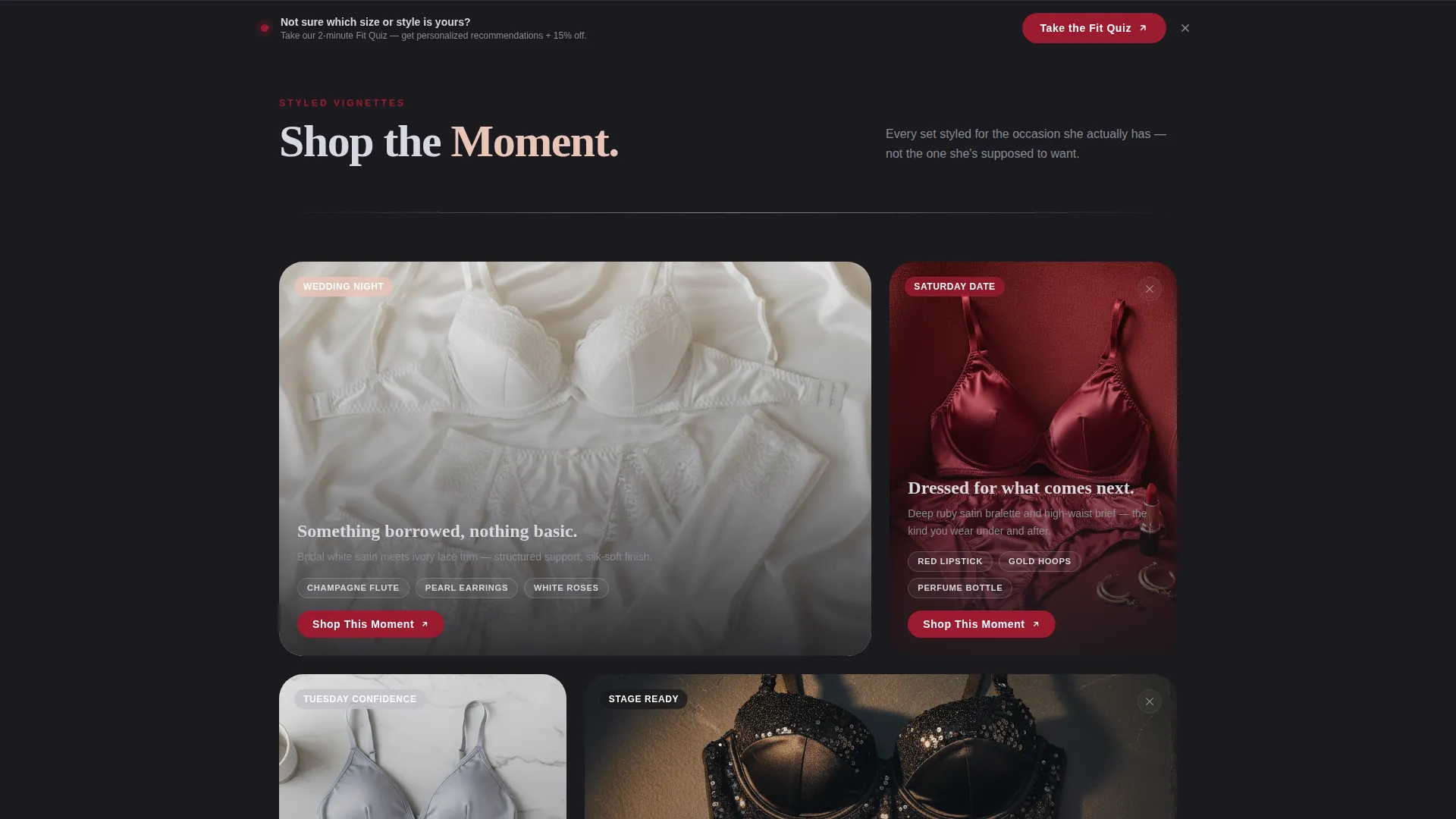 Plus-Size Lingerie Landing Page Template
