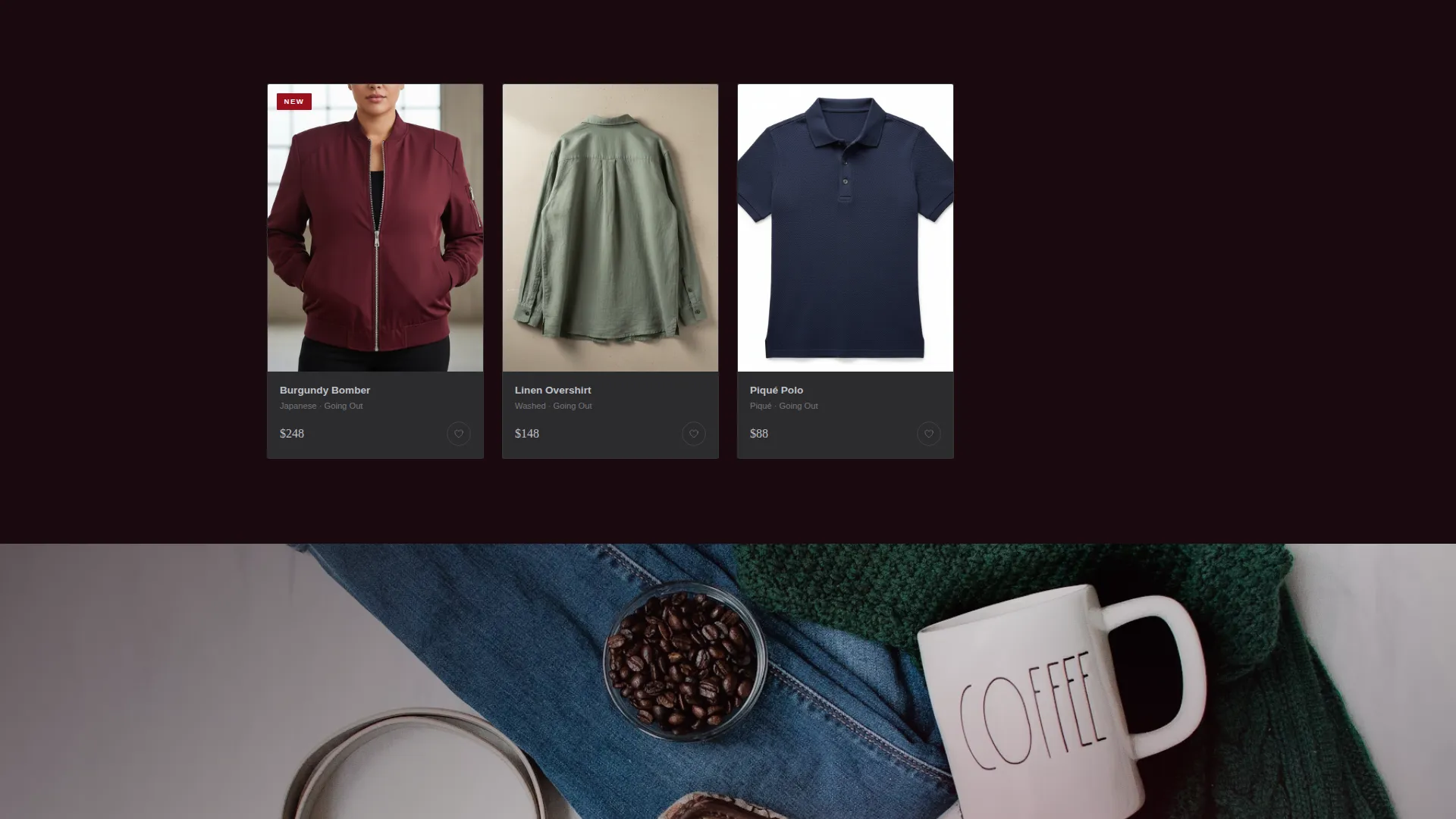 Bold Menswear Landing Page Template for Plus-Size Brands
