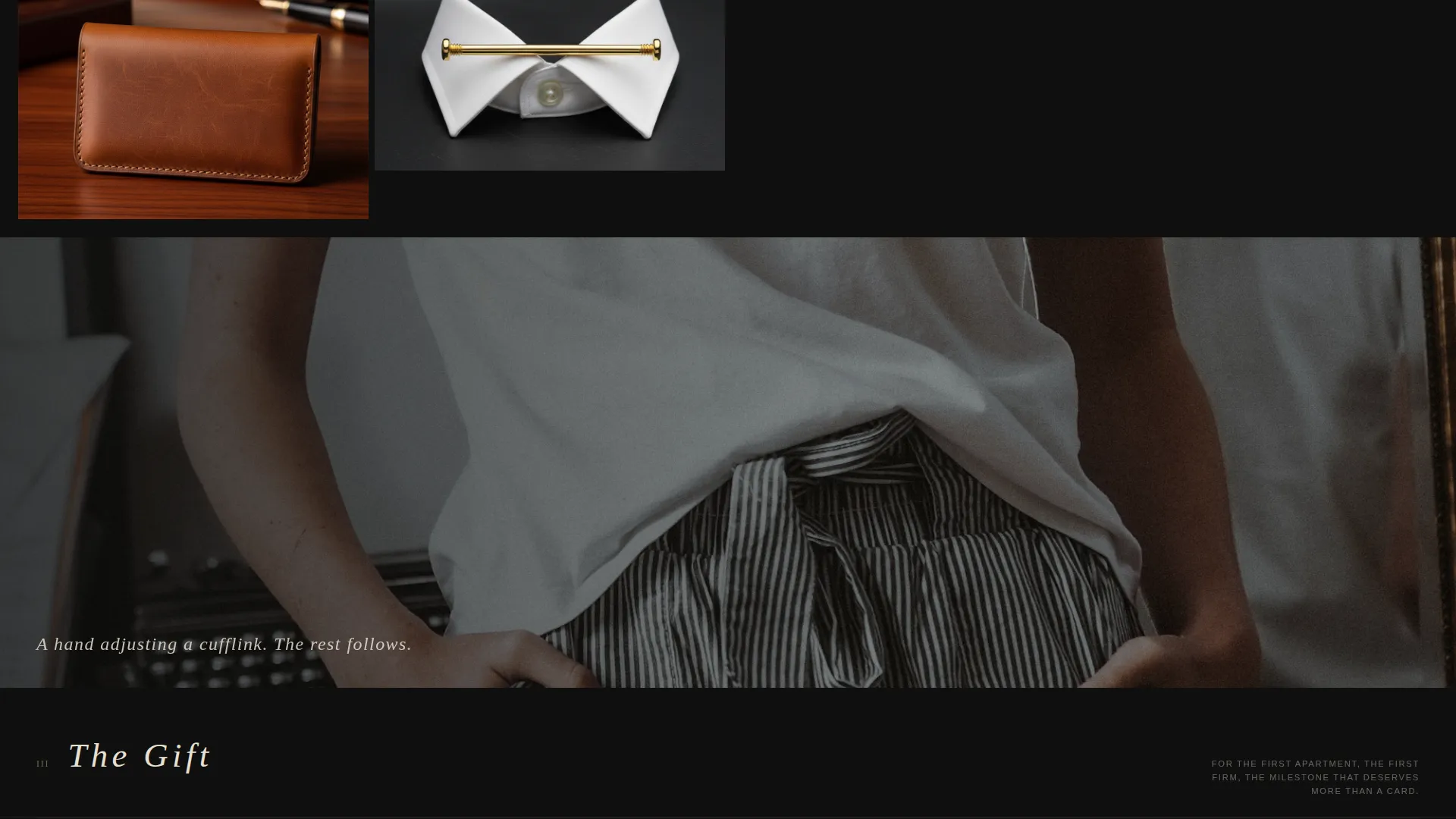 Preppy Accessories Landing Page Template