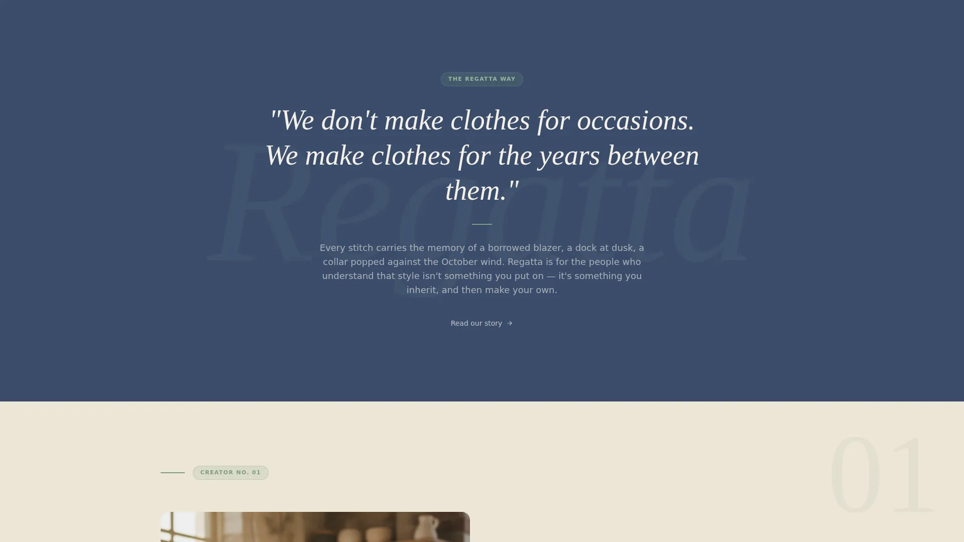 Preppy Clothing Landing Page Template