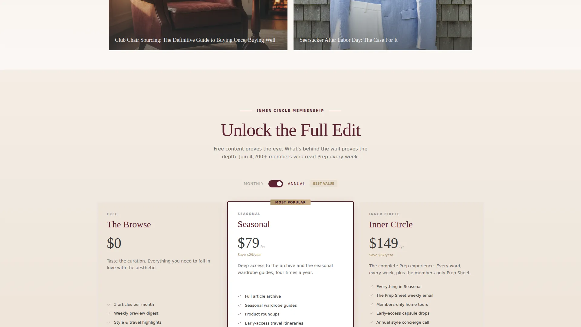 Preppy Fashion Blog Website Template