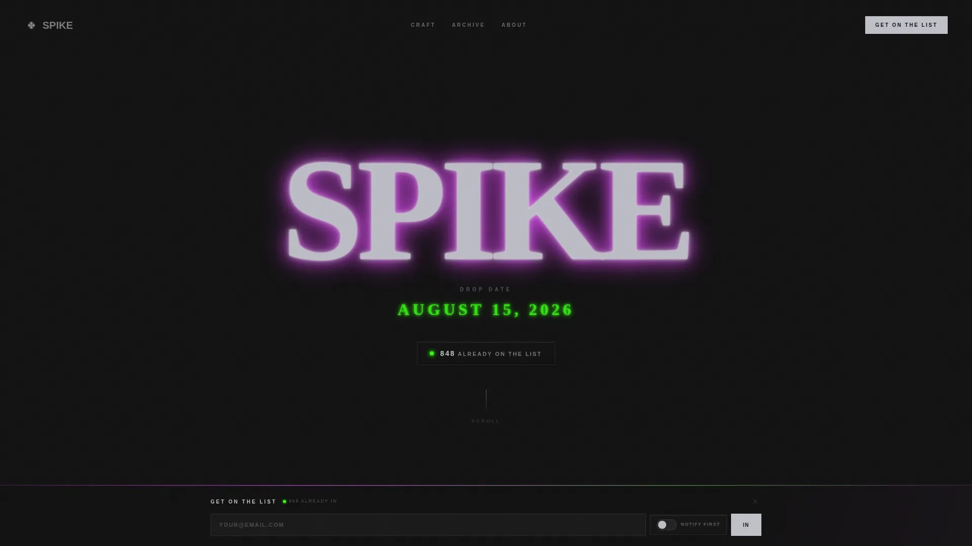 Punk Accessories Landing Page Template
