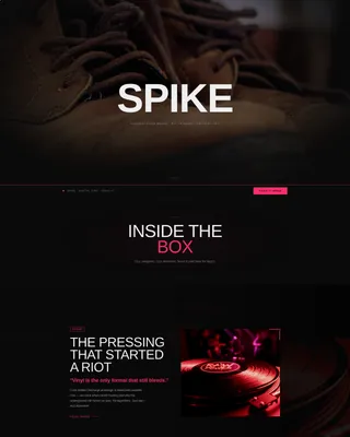 Punk Lifestyle Blog Landing Page Template