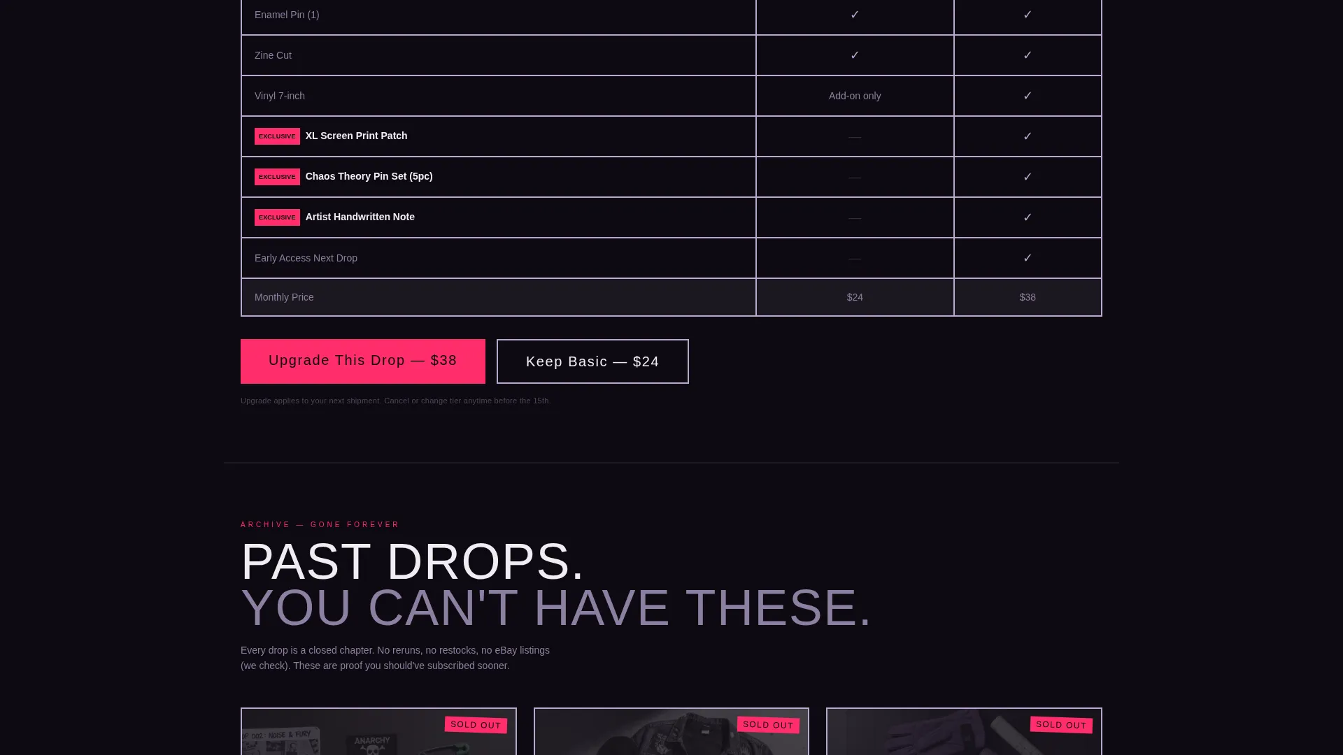 Punk Fashion Professional Website Template