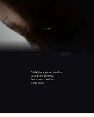 Quiet Luxury Jewelry Waitlist Landing Page Template