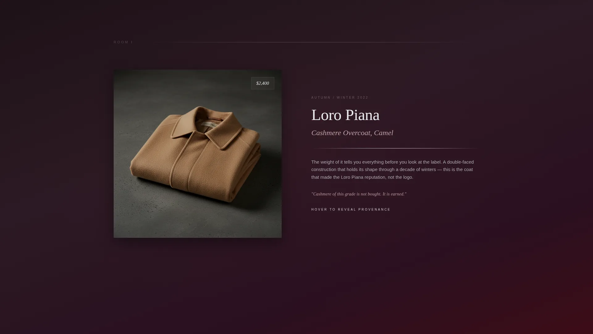 Quiet Luxury Resale Landing Page Template