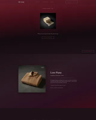 Quiet Luxury Resale Landing Page Template